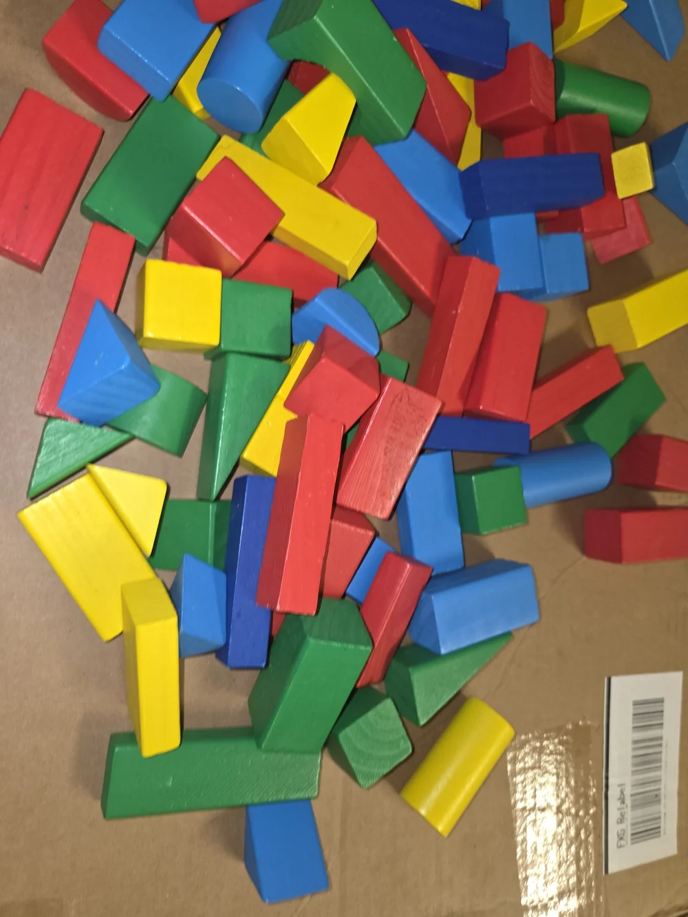 Classic Multicolor Wooden Building Blocks Set for Kids